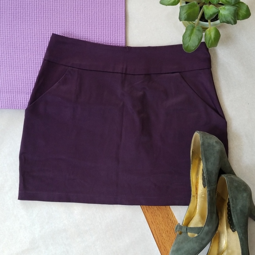 💜Purple mini with pockets - Picture 2 of 8